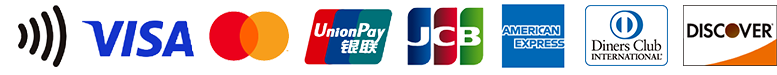 VISA/MASTER/AMERICAN EXPRESS/JCB/DINERS CLUB